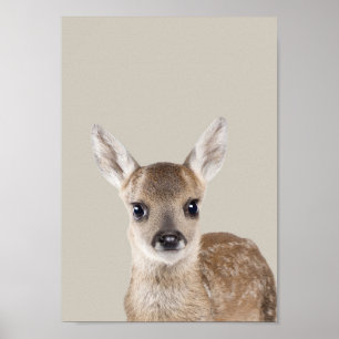 Baby djur Nursery Poster - Hjort
