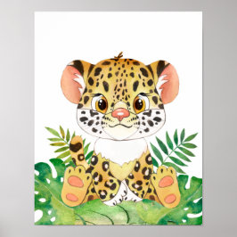 Baby djur Prints for Nursery, Safari poster