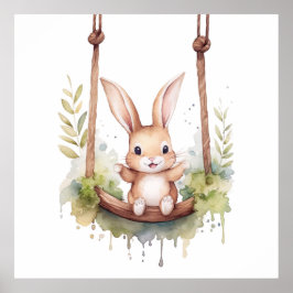 Baby djur Prints for Nursery, Safari poster