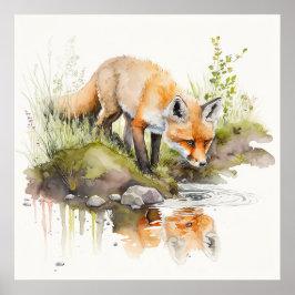 Baby djur Prints for Nursery, Safari poster