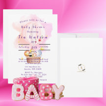 Baby djur Safari in Rosa Luftballong