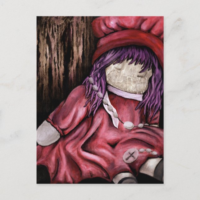 baby docka. vykort (Framsida)