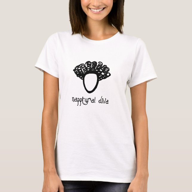 Baby - dockautslagsplats - Napptural diva T Shirt (Framsida)
