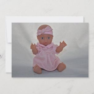 Baby dockinbjudan inbjudningar