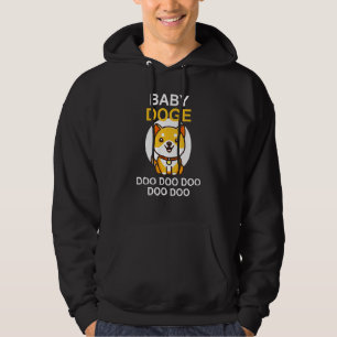 Baby Doge Doo Doo Doo Krypto Kryptovaluta Shiba Hoodie