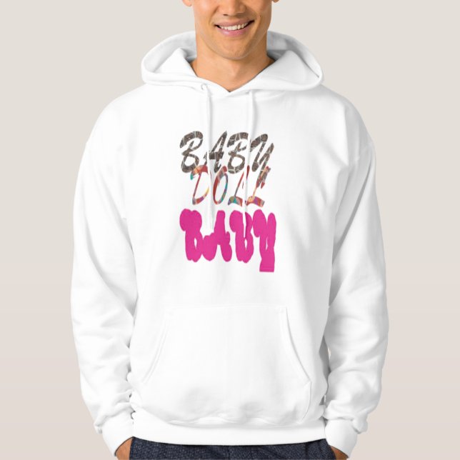 Baby Doll Baby T-shirt Hoodie (Framsida)