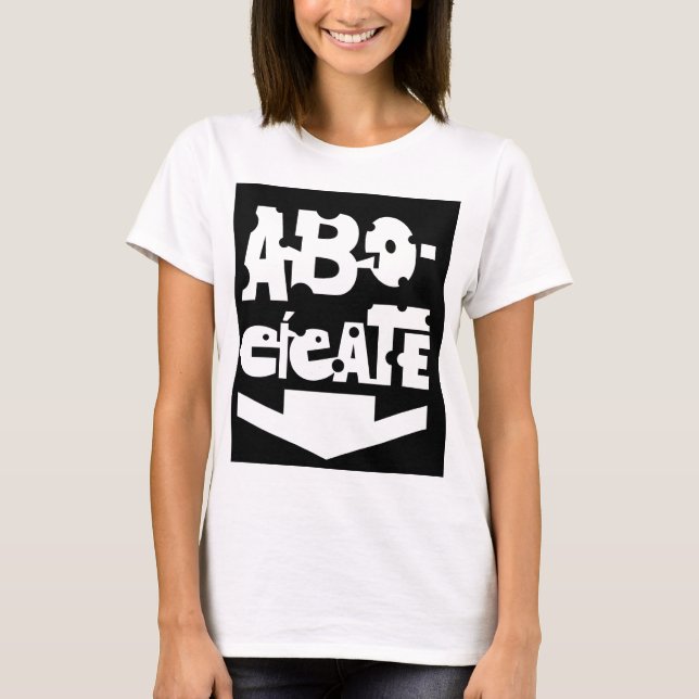 Baby Doll Entallada ABOCÍCATE T-shirt (Framsida)