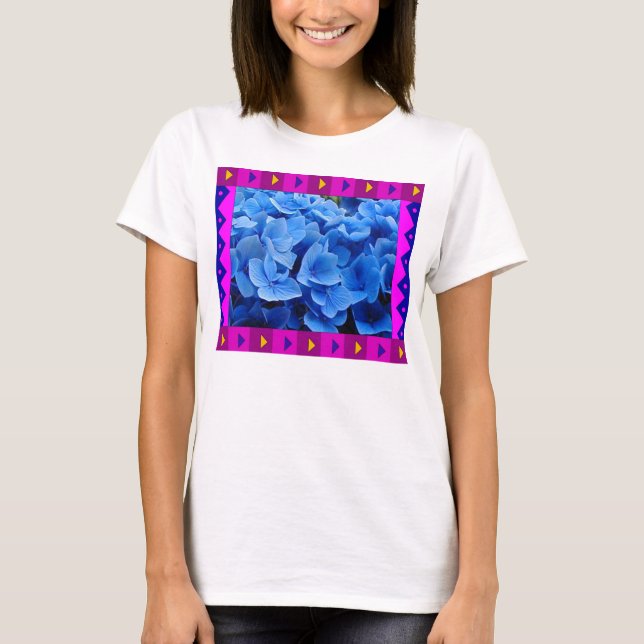 Baby Doll Tee :: Hydrageneas med konstnärlig kant (Framsida)