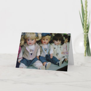 BABY DOLLS SAY ***GOD JUL LITTLE GIRL*** KORT