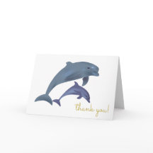 Baby Dolphin Boy eller Girl Baby Shower