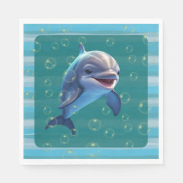 Baby Dolphin Pappersservetter