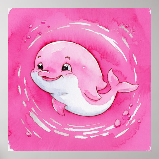 Baby Dolphin Poster (Framsidan)