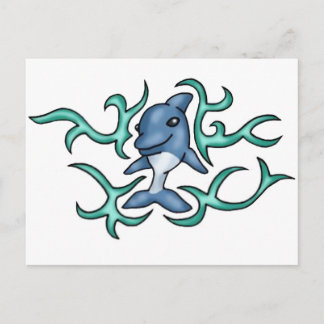 Baby Dolphin Vykort
