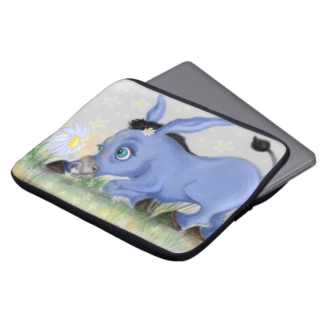 Baby Donkey och Daisy Laptop sleeve Gift (Framsida topp)
