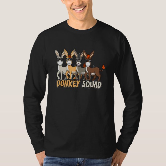 Baby Donkey Squad Mule T Shirt (Framsida)
