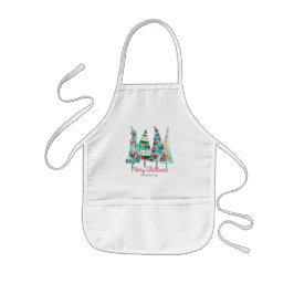 Baby Doodle Julgranar Apron Barnförkläde