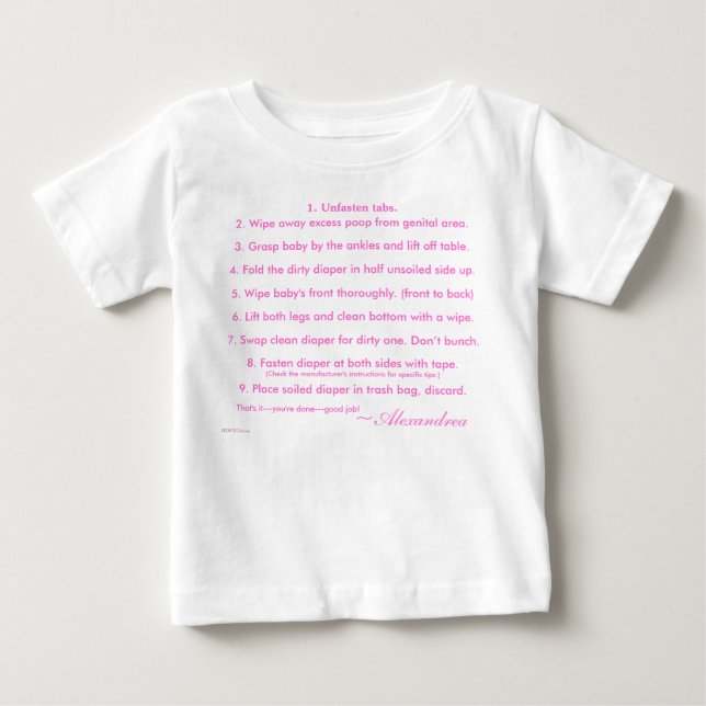 Baby Do's och Don'ts! T-shirt (Framsida)