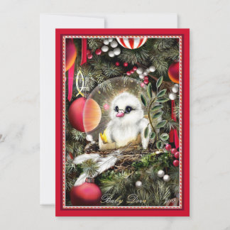 Baby Dove Julkort