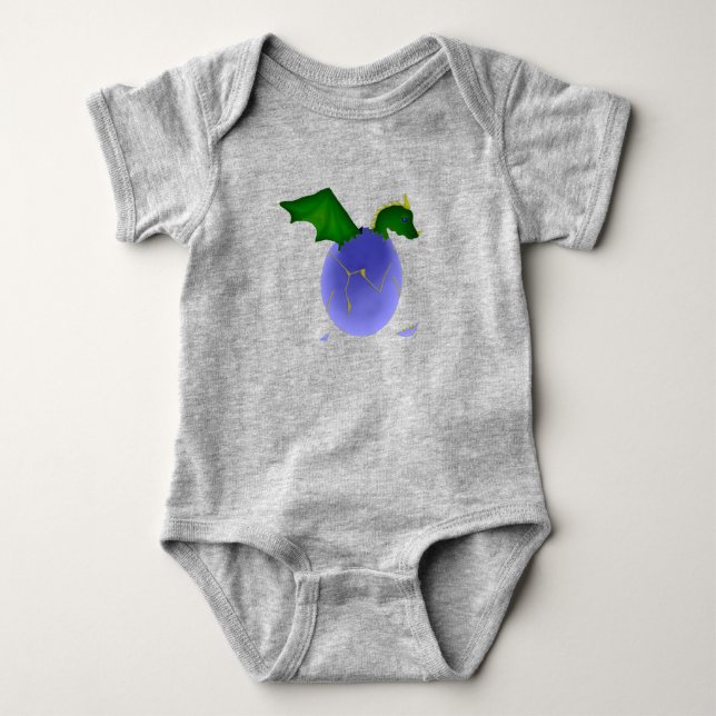 Baby Dragon Baby Bodykostydräkt T Shirt (Framsida)