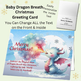 Baby Dragon Band God jul Kort