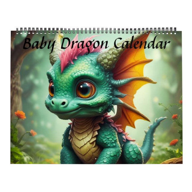 Baby Dragon Calendar Kalender (Omslag)