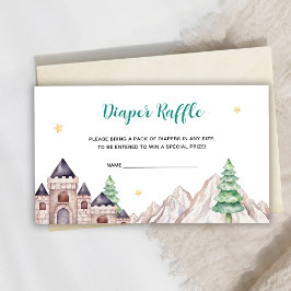 Baby Dragon Castle Diaper Raffle Tilläggskort