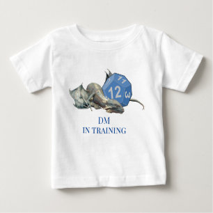 Baby Dragon DM in Training Dice Role Spela T Shirt