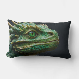 Baby Dragon Fantasy Art Lumbarkudde