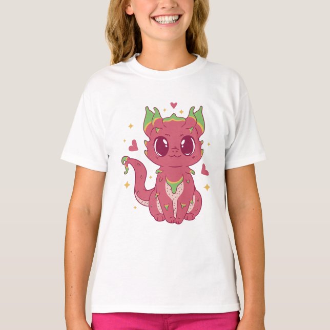 Baby Dragon Fruit Dragon T Shirt (Framsida)