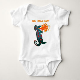 Baby Dragon Heart BodyKodräkt T Shirt