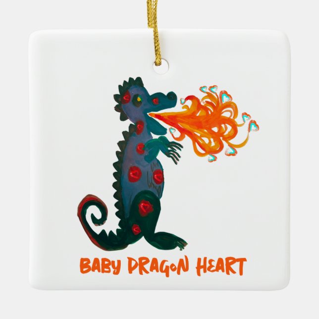 Baby Dragon Heart Ornament (Framsida)