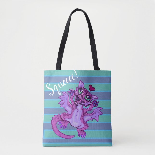 Baby Dragon Kärlek Tygkasse (Framsida)
