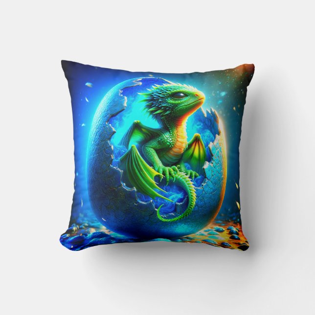 Baby Dragon Kudde (Framsida)