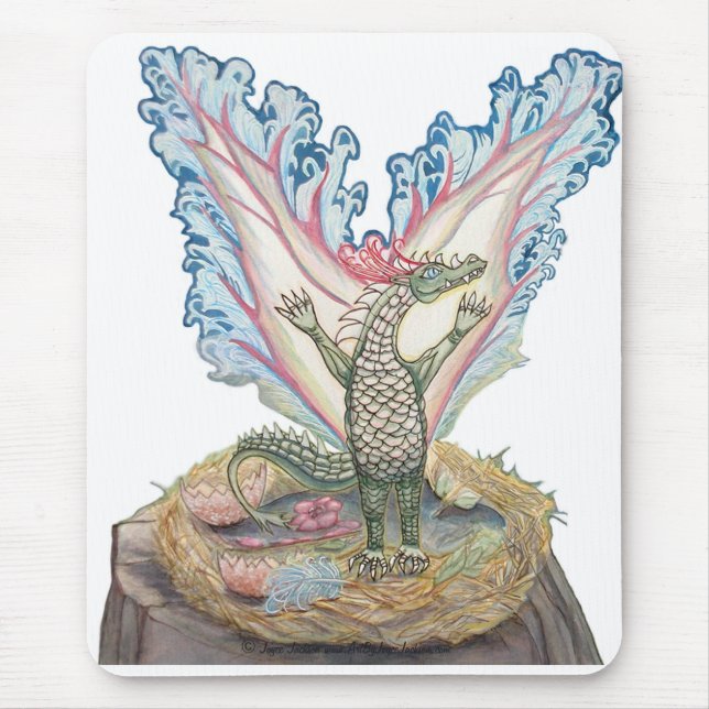 Baby Dragon Mousepad Musmatta (Framsidan)