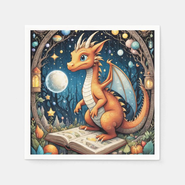 Baby Dragon Pappersservett (Framsidan)