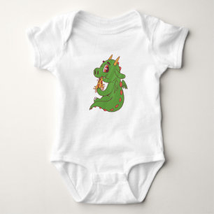Baby Dragon Pizza T Shirt