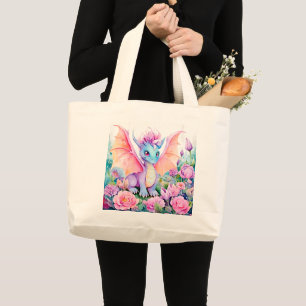 Baby Dragon Vingar & Flowers Jumbo Tygkasse