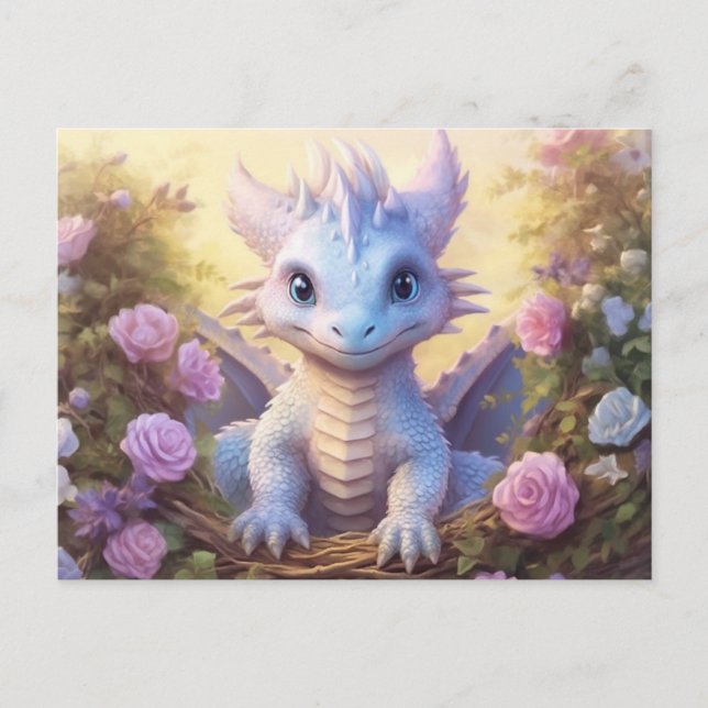Baby Dragon Vykort (Framsida)