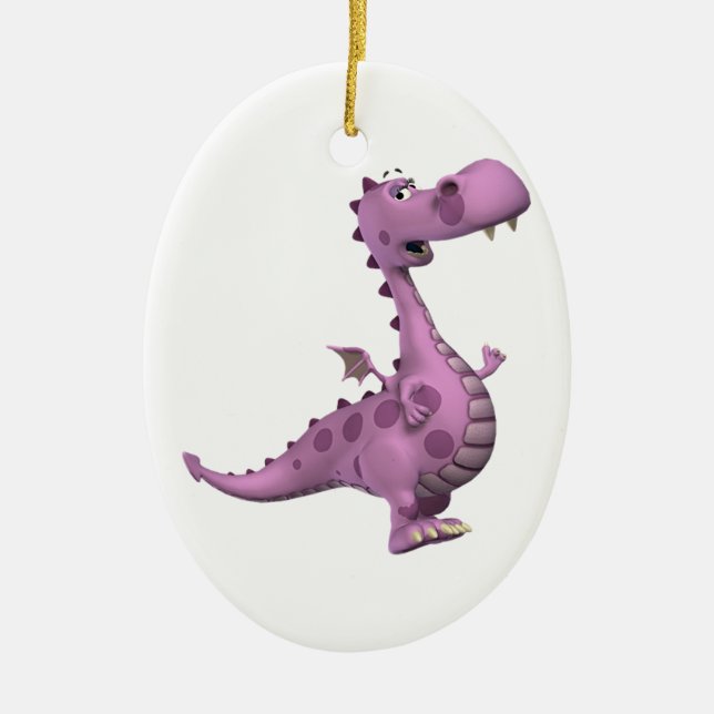 Baby Dragons: Smoky, Vl. 2 Julgransprydnad Keramik (Framsidan)