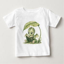 Baby Drake Läs Under Blad Saga Fantasy T Shirt