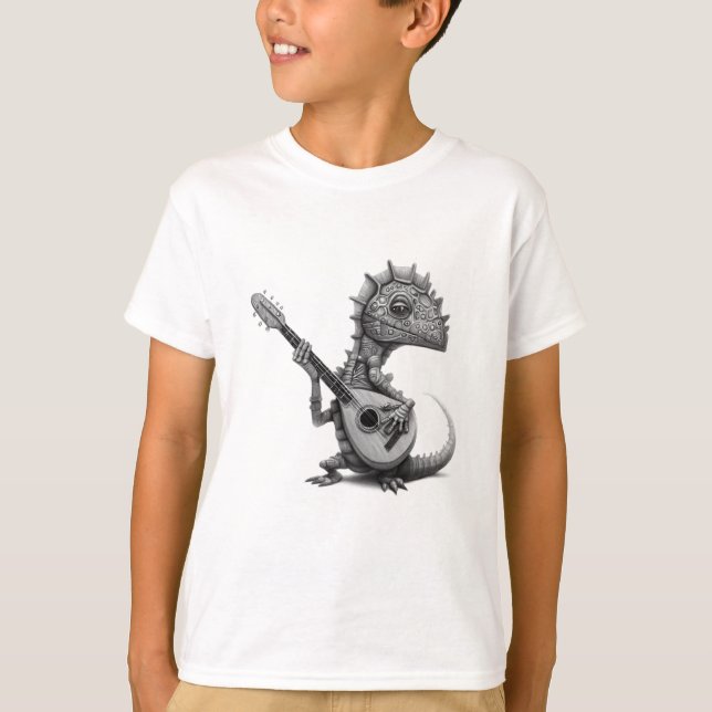 baby drake som spelar gitarr t shirt (Framsida)