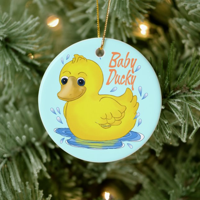 Baby Ducky Julgransprydnad Keramik (Träd)