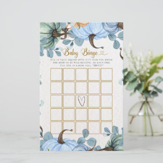 Baby dusch bingo-spel