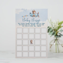 Baby dusch bingo-spel