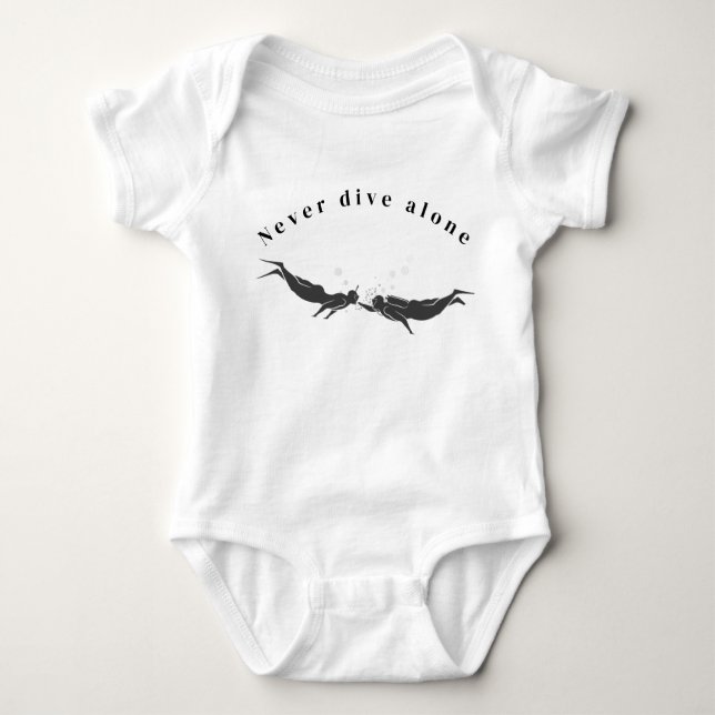 baby dyka kostym t shirt (Framsida)