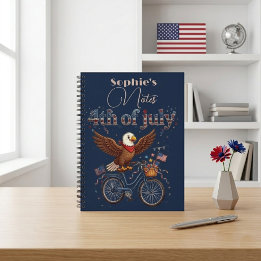 Baby Eagle Cykling 4 juli Patriotiskt Klassrumshäf