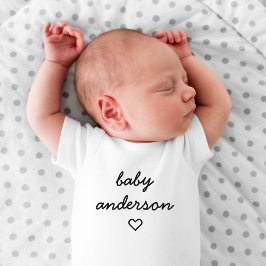 Baby efternamn | Hjärtmodern Snyggt för ljus T Shirt