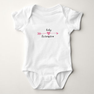 Baby efternamn söt modern snyggt t shirt