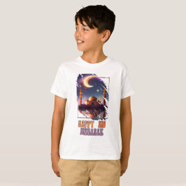 baby eid al-fitr mubarak för muslimska moskékläder t shirt