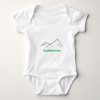 Baby Einteiler Gipfelstürmer T Shirt
